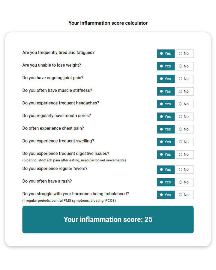Your inflammation score calculator preview-2